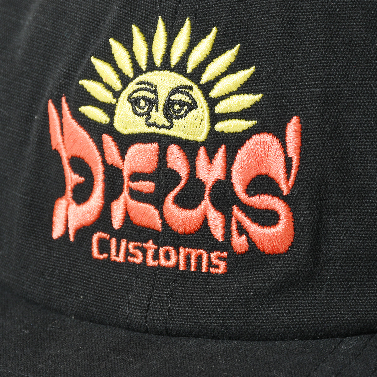 DEUS EX MACHINA SLEEPING SUN CAP BLACK【DMS227663】
