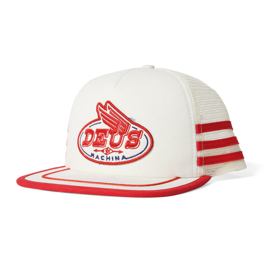 DEUS EX MACHINA SLIPSTREAM TRUCKER VINTAGE WHITE【DMP237719】