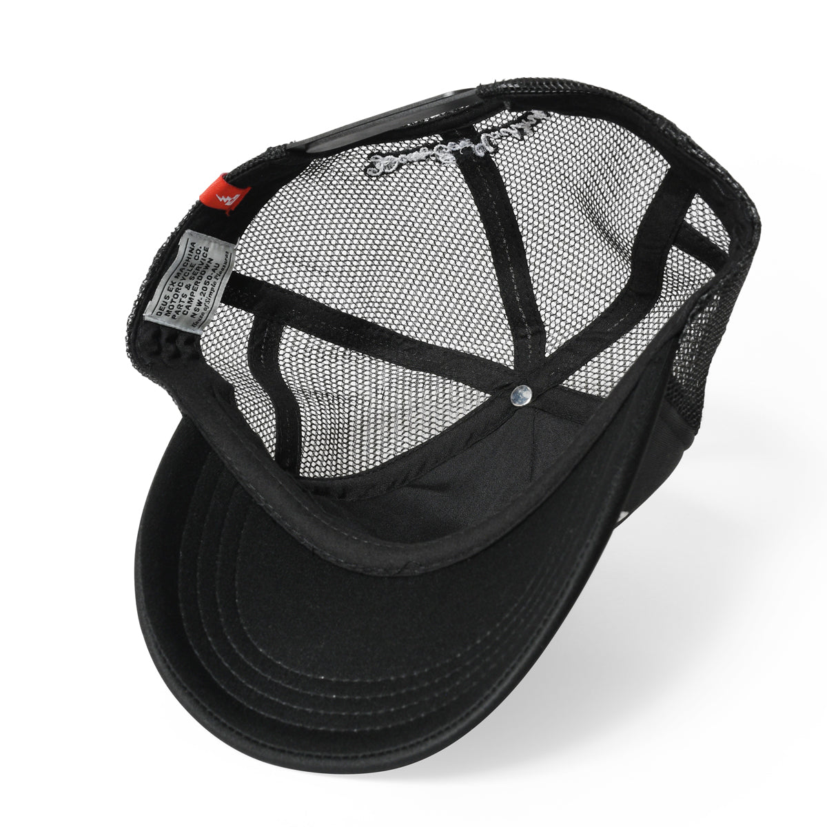 DEUS EX MACHINA VENICE ADDRESS TRUCKER BLACK【DMA47620】