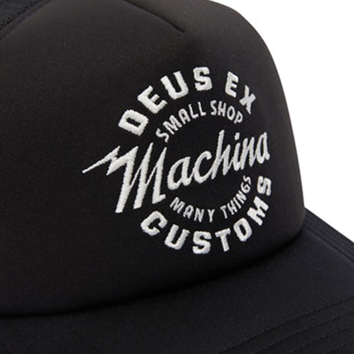 DEUS EX MACHINA - AMPED CIRCLE TRUCKER BLACK【DMP247258】