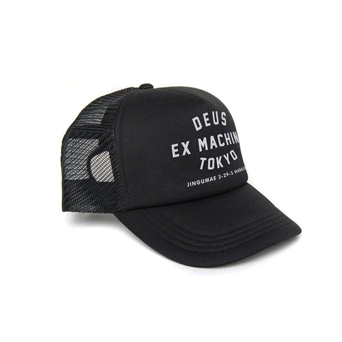 DEUS EX MACHINA - TOKYO ADDRESS TRUCKER BLACK【DMW47840】