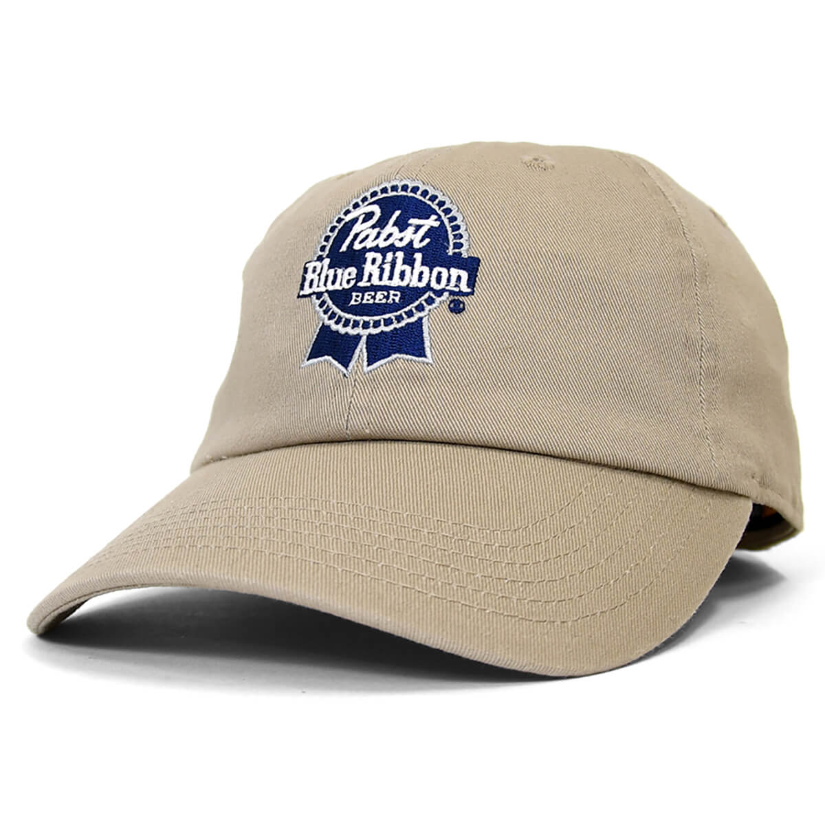 PABST BLUE RIBBON LOGO DAD HAT BEIGE【PB191406】