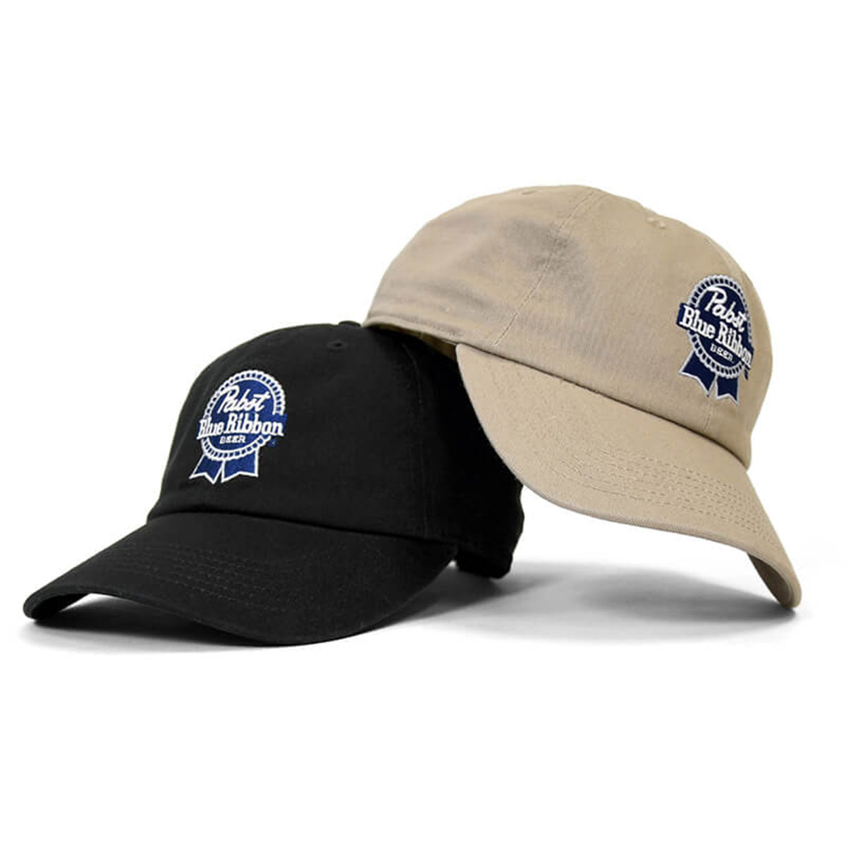 PABST BLUE RIBBON LOGO DAD HAT BEIGE【PB191406】