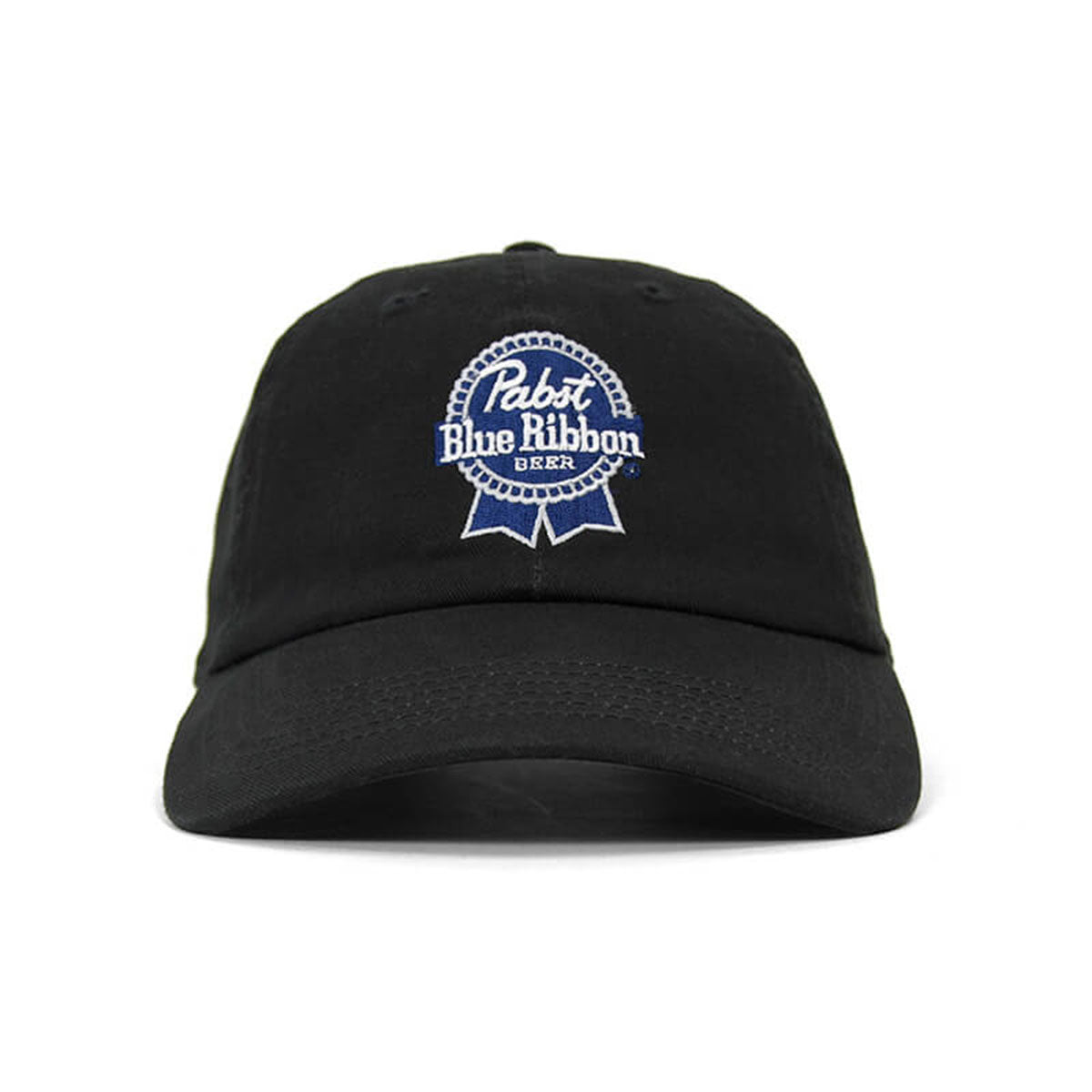 PABST BLUE RIBBON LOGO DAD HAT BLACK【PB191406】
