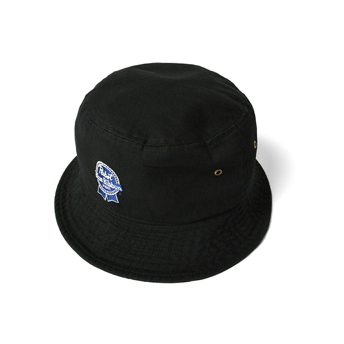 PABST BLUE RIBBON LOGO BUCKET HAT BLACK【PB211405】