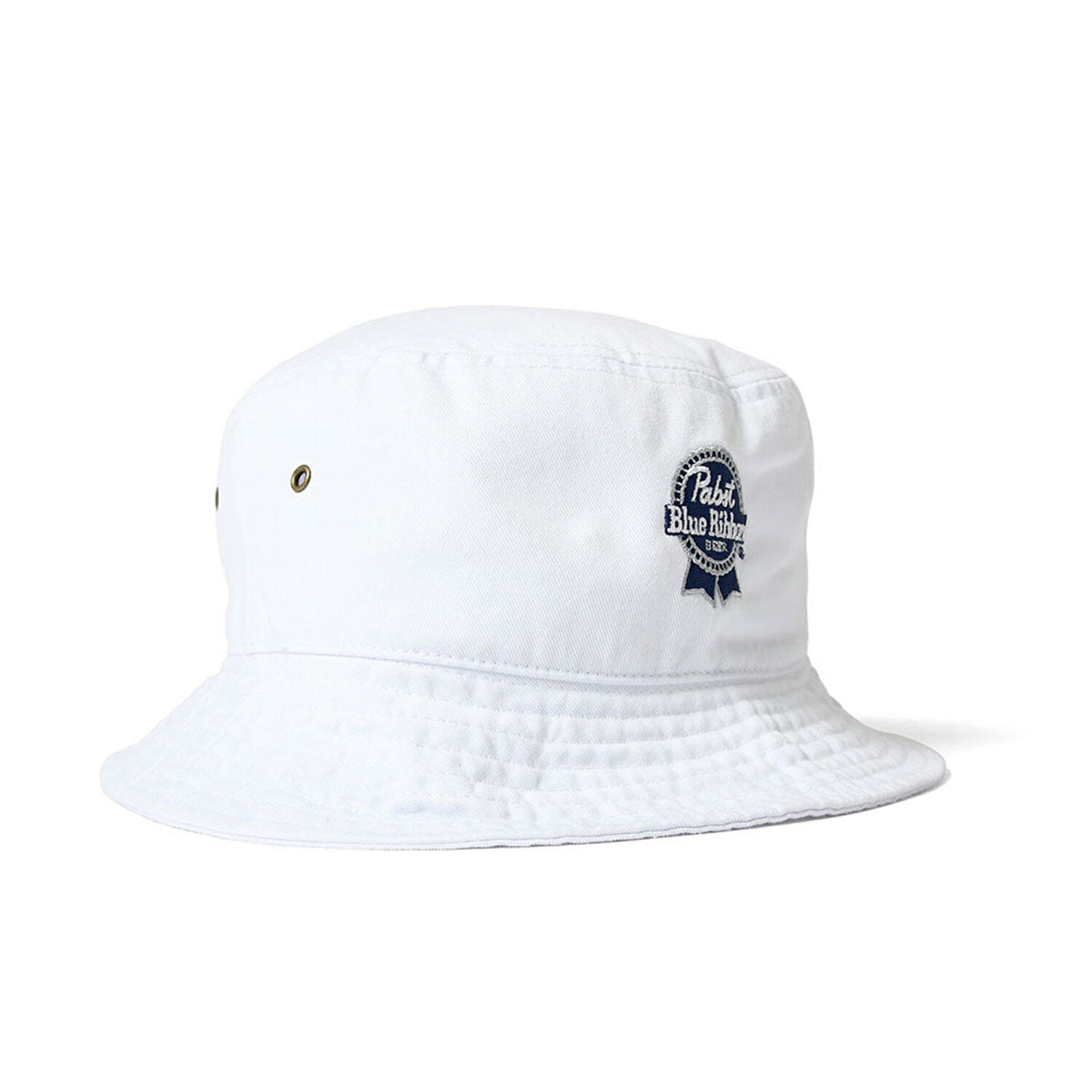 PABST BLUE RIBBON LOGO BUCKET HAT WHITE【PB211405】