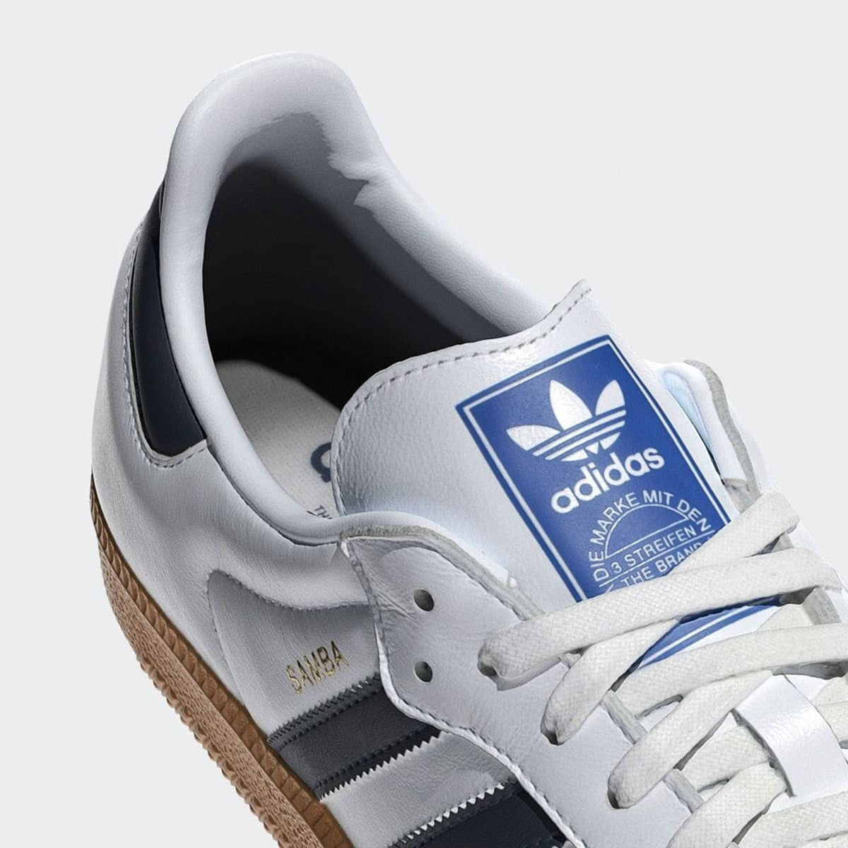 adidas - SAMBA OG MENS WMNS Cloud White / Night Indigo / Gum 【IF3814】