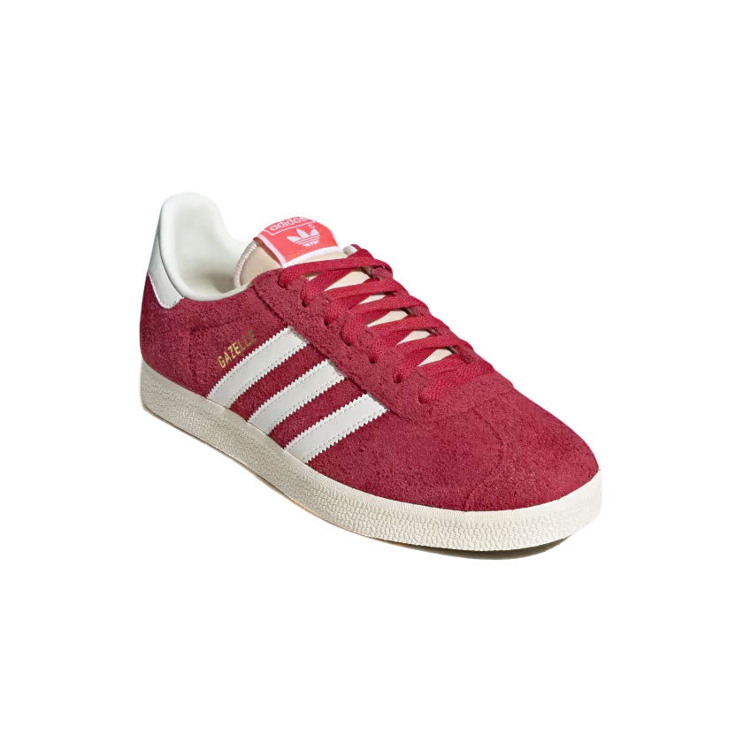 adidas - GAZELLE MENS WMNS  Gray One/Footwear Team Victory Red/Off White/Cream White 【IF9652】