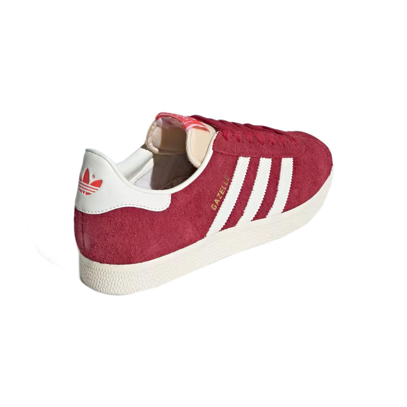 adidas - GAZELLE MENS WMNS  Gray One/Footwear Team Victory Red/Off White/Cream White 【IF9652】