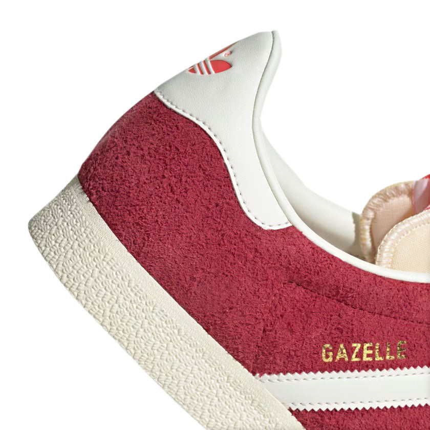 adidas - GAZELLE MENS WMNS  Gray One/Footwear Team Victory Red/Off White/Cream White 【IF9652】