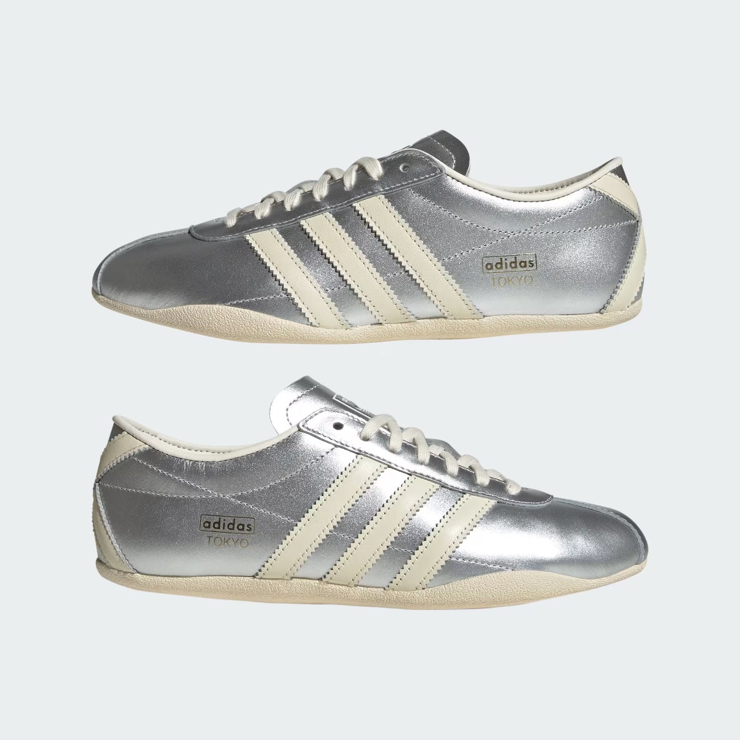 adidas - WMNS adidas TOKYO W Silver Metallic/Cream White/Gold Metallic【JQ0593】