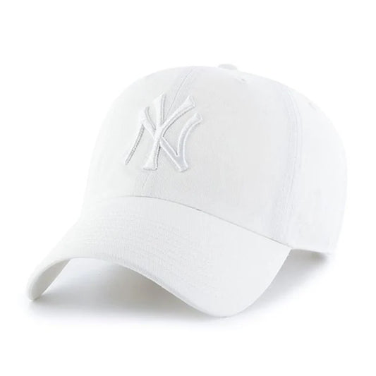 ’47 BRAND New York Yankees - ’47 CLEAN UP White x White Logo【RGW17GWSNL】