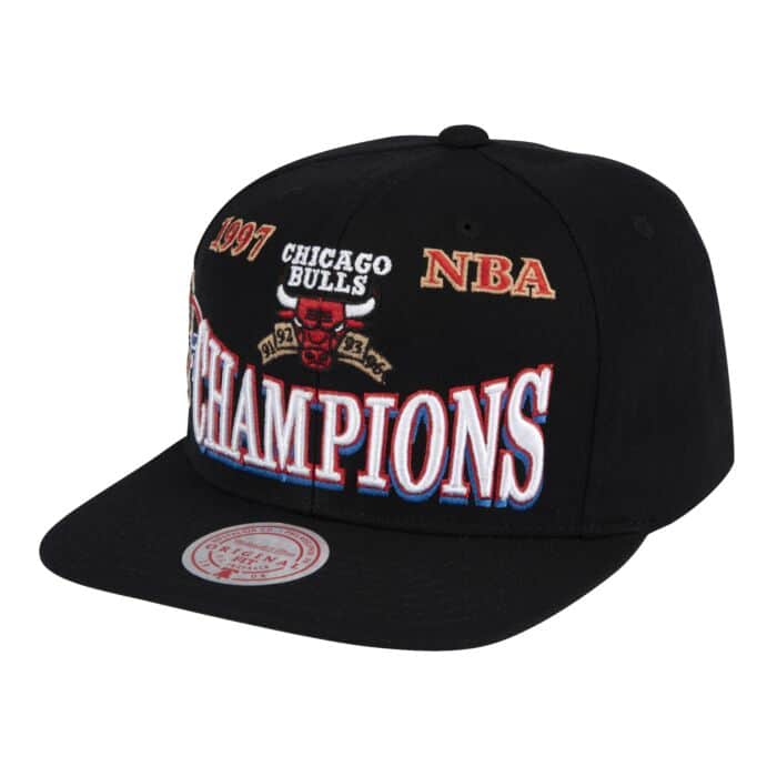 MITCHELL & NESS Chicago Bulls - NBA 1997 CHAMPIONS SNAPBACK HWC【HHSS1077】