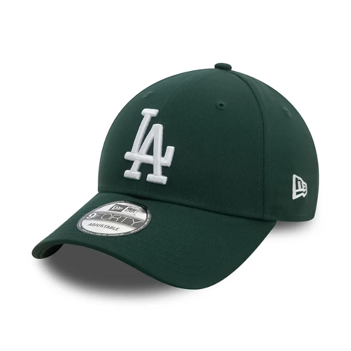 NEW ERA - 9FORTY LEAGUE ESSENTIAL Los Angeles Dodgers DARK GREEN/WHITE 【60580683】