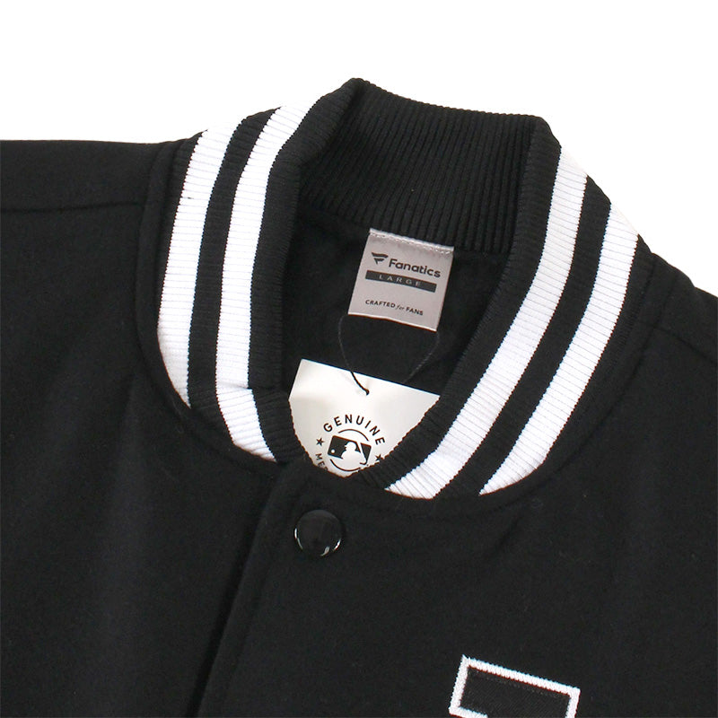 Fanatics - LA DODGERS MELTON PU VARSITY JACKET【ML2324FW0006】