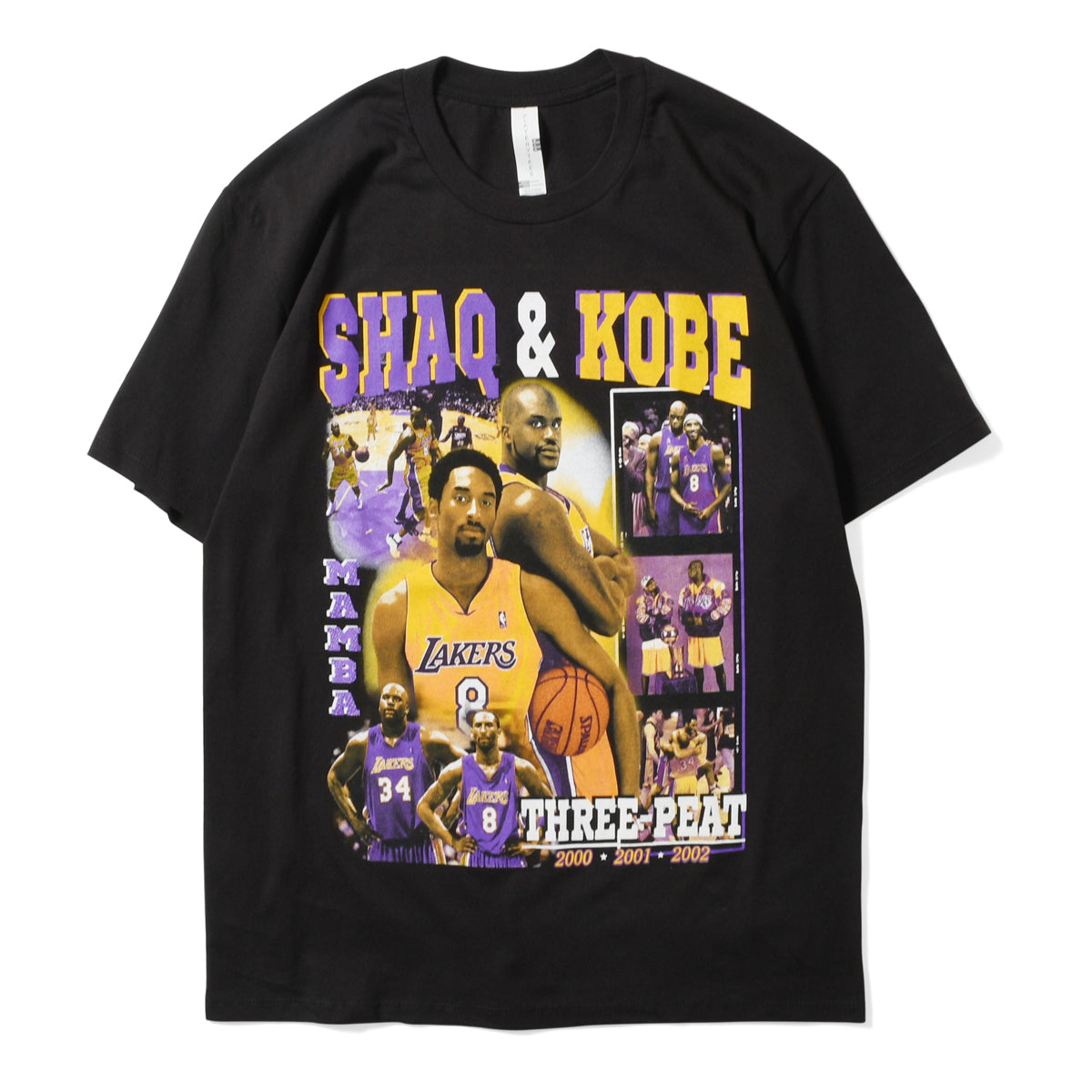 SHAQ & KOBE THREE PEAT TEE 短袖 T 卹