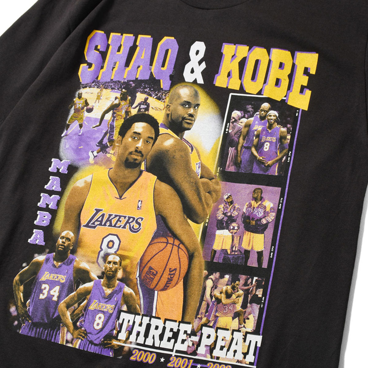 SHAQ & KOBE THREE PEAT TEE 短袖 T 卹