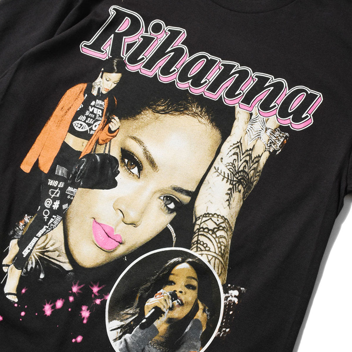 RIHANNA 粉紅 TEE 短袖 T 卹