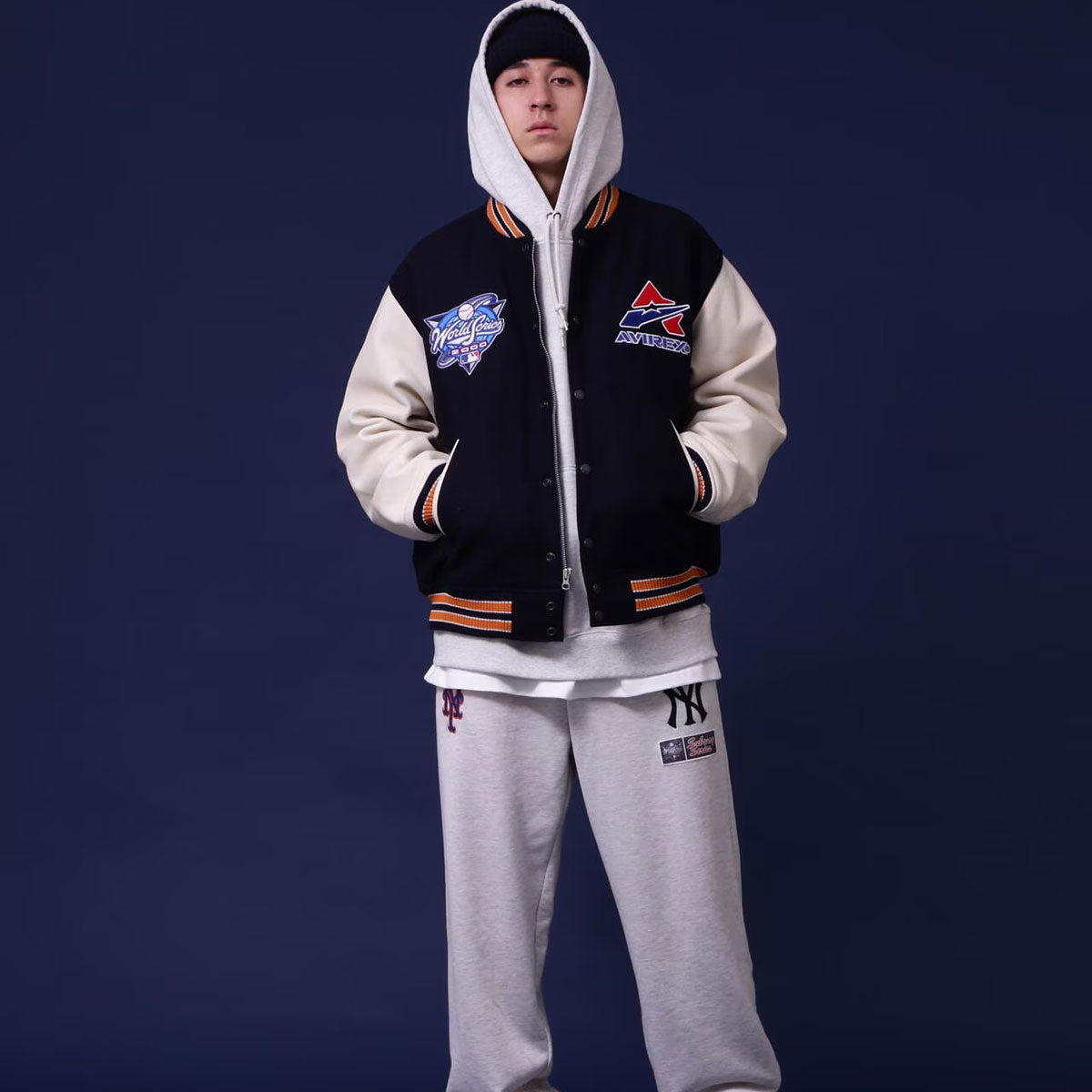 AVIREX × MLB - STADUIM JACKET SUBWAY SERIES 【7833252050】