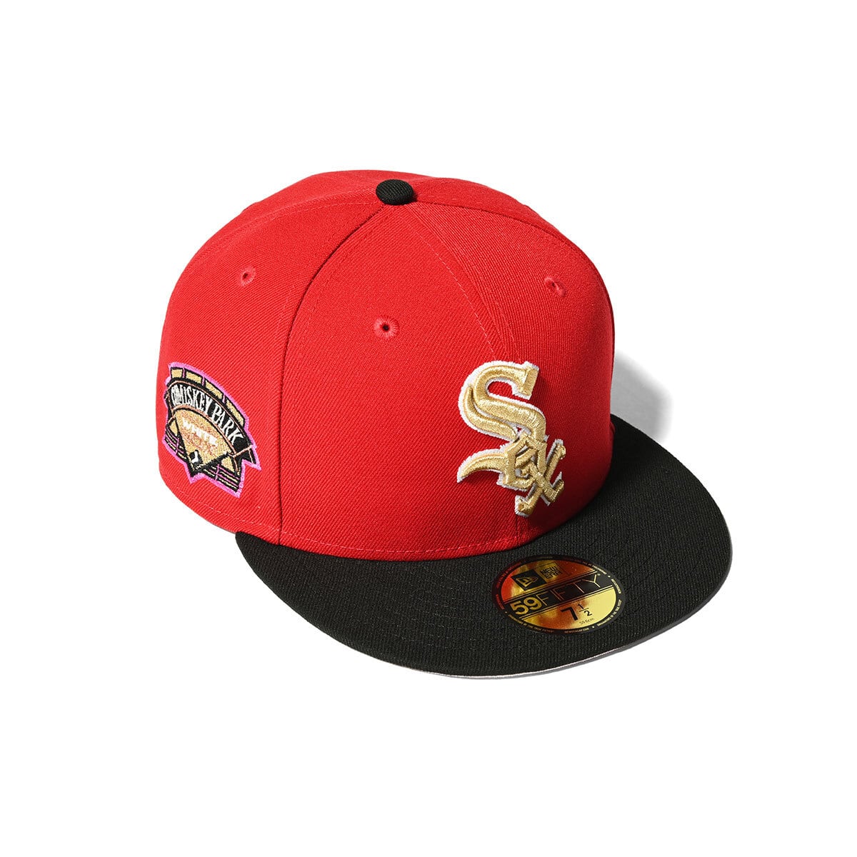 NEW ERA CHICAGO WHITE SOX - 59FIFTY COMISKEY PARK SCARLET/BLACK 【70930075】