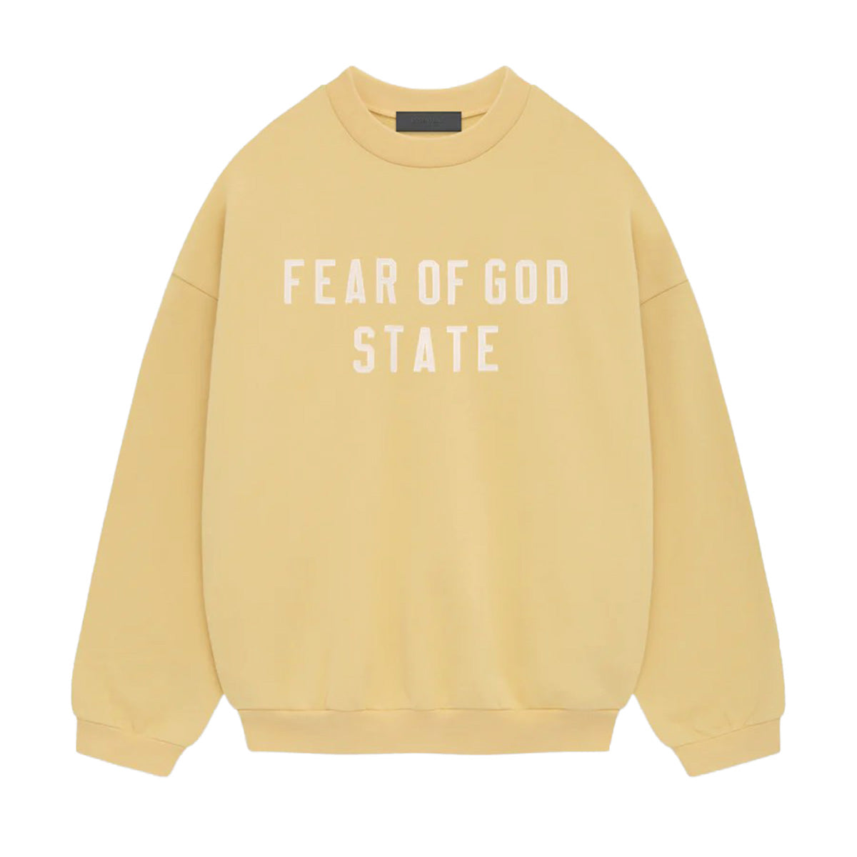 Fear of God ESSENTIALS - HEAVY FLEECE CREWNECK AMBER 【192BT246233F】