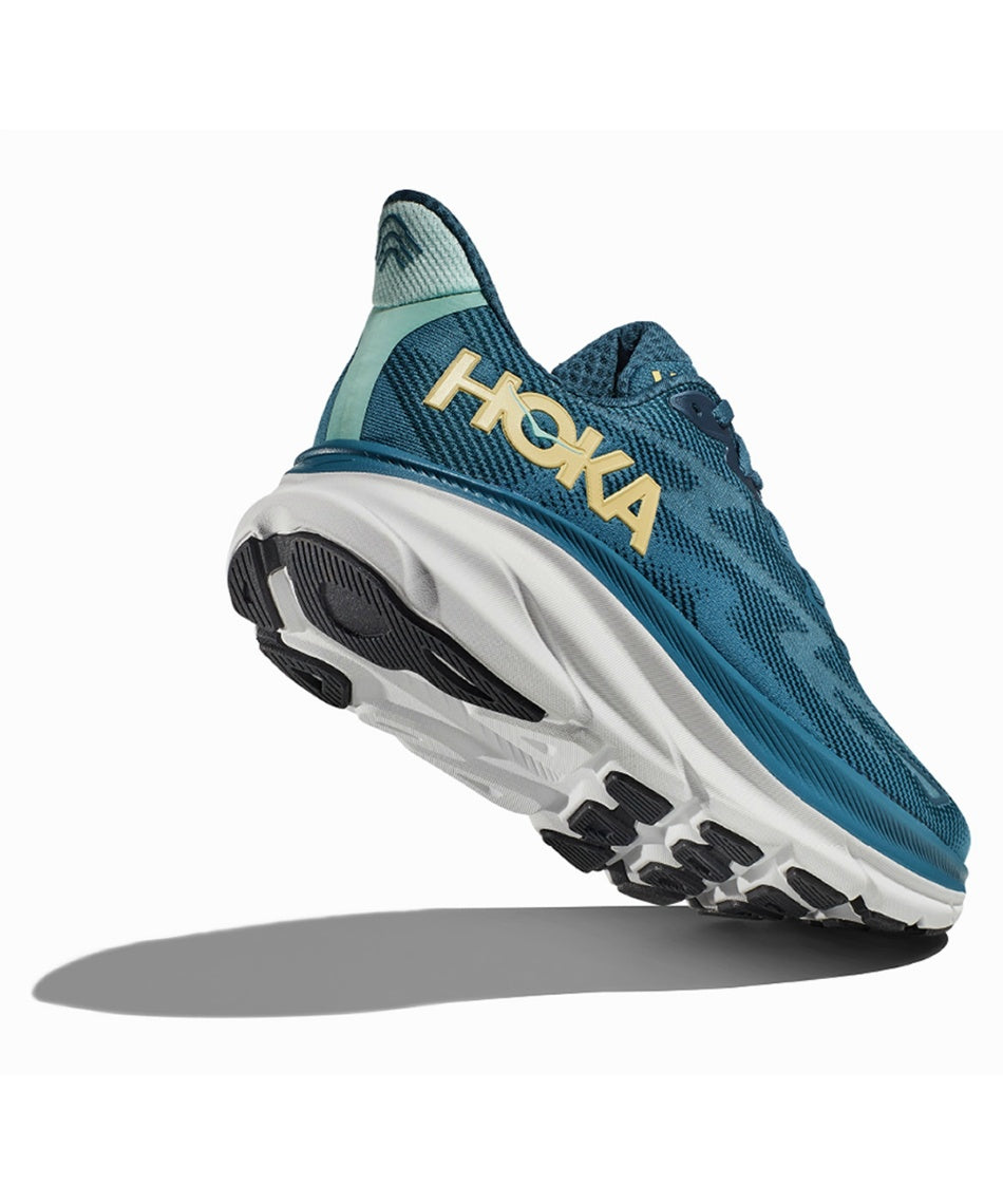 HOKA - MENS CLIFTON 9 MIDNIGHT OCEAN/BLUE STEEL【1127895-MOBS】