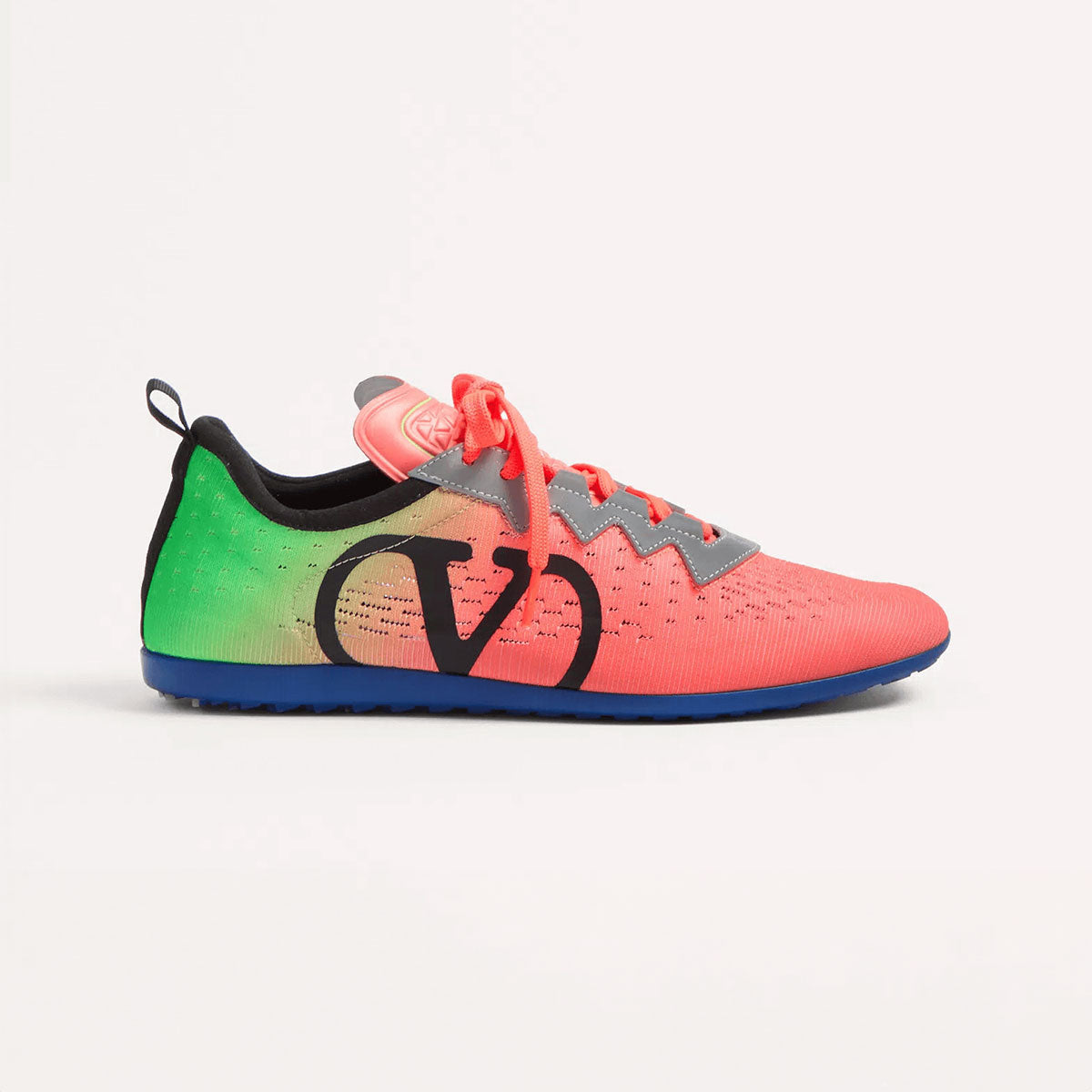 VALENTINO GARAVANI - Chromathon Technicalfabric Sneaker "Coral Fluo/Neon Green" 【6Y2S0J55RWL】