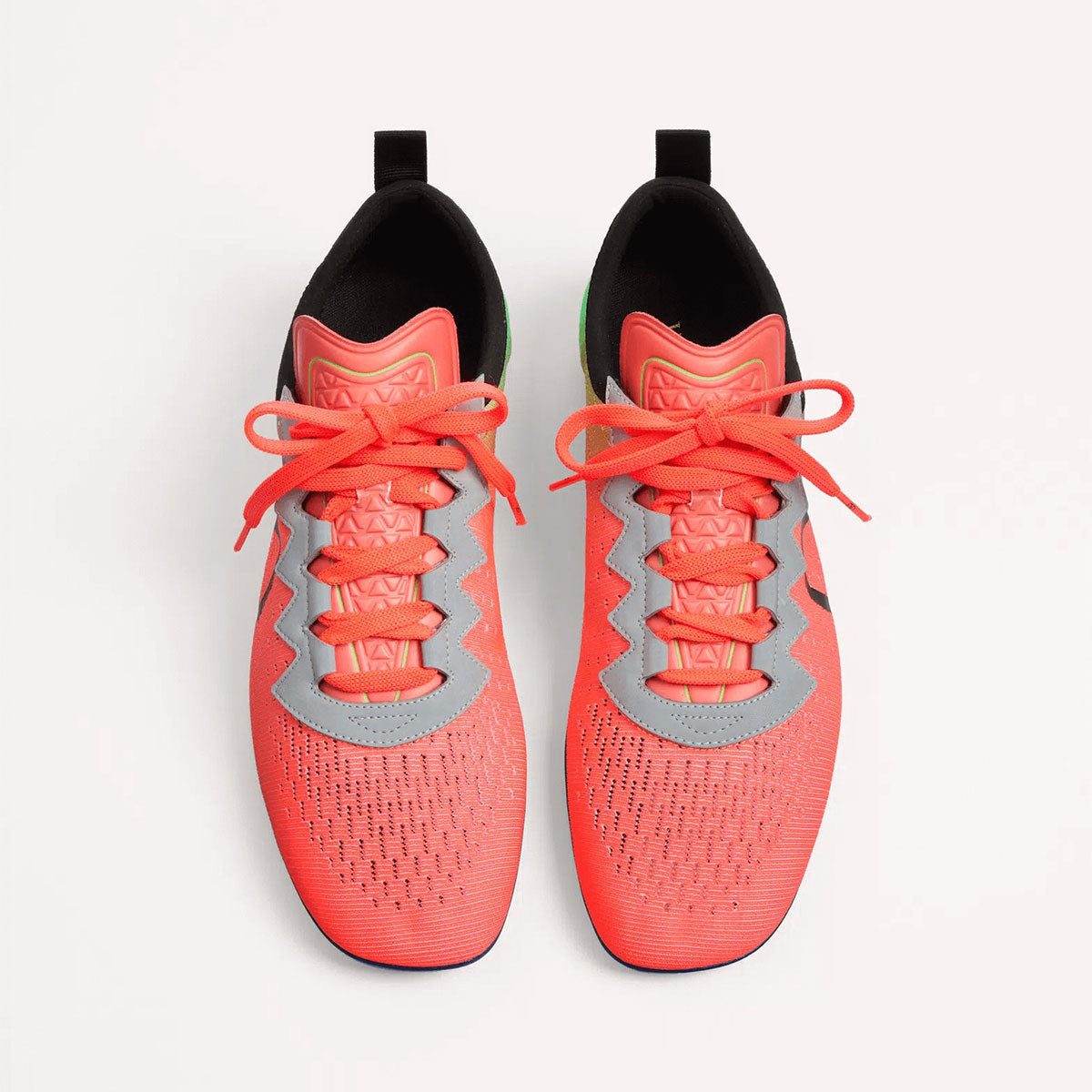 VALENTINO GARAVANI - Chromathon Technicalfabric Sneaker "Coral Fluo/Neon Green" 【6Y2S0J55RWL】