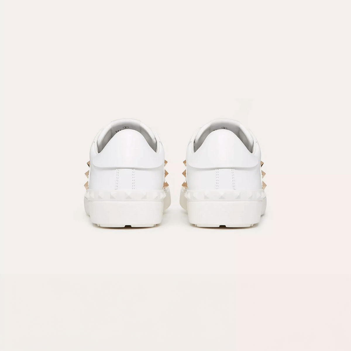 VALENTINO GARAVANI - Rockstud Untitled Calfskin Sneaker "White"【6Y2S0931BHS】