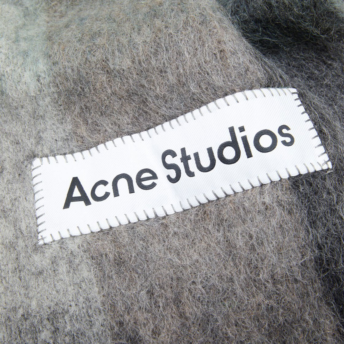 Acne Studios - SCARF "GREEN/GRAY/BLACK"【FN-UX-SCAR000115】