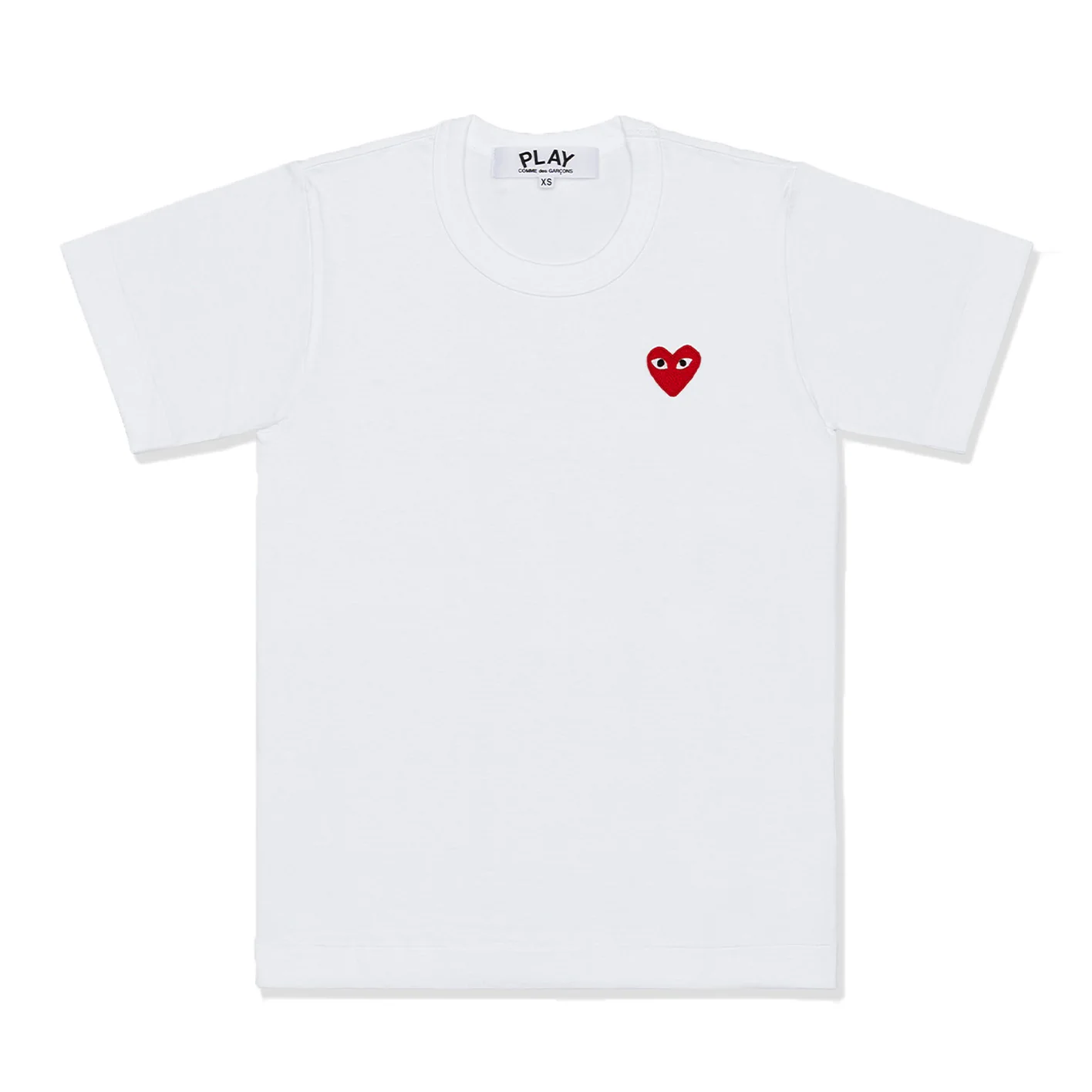 PLAY CDG - MINI HEART T-SHIRT WHITE/RED【AX-T108-051】 – HOMEGAME