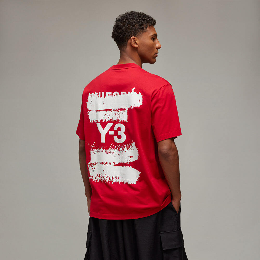 Y-3 - U GFX SS TEE "Red"【JN3751】