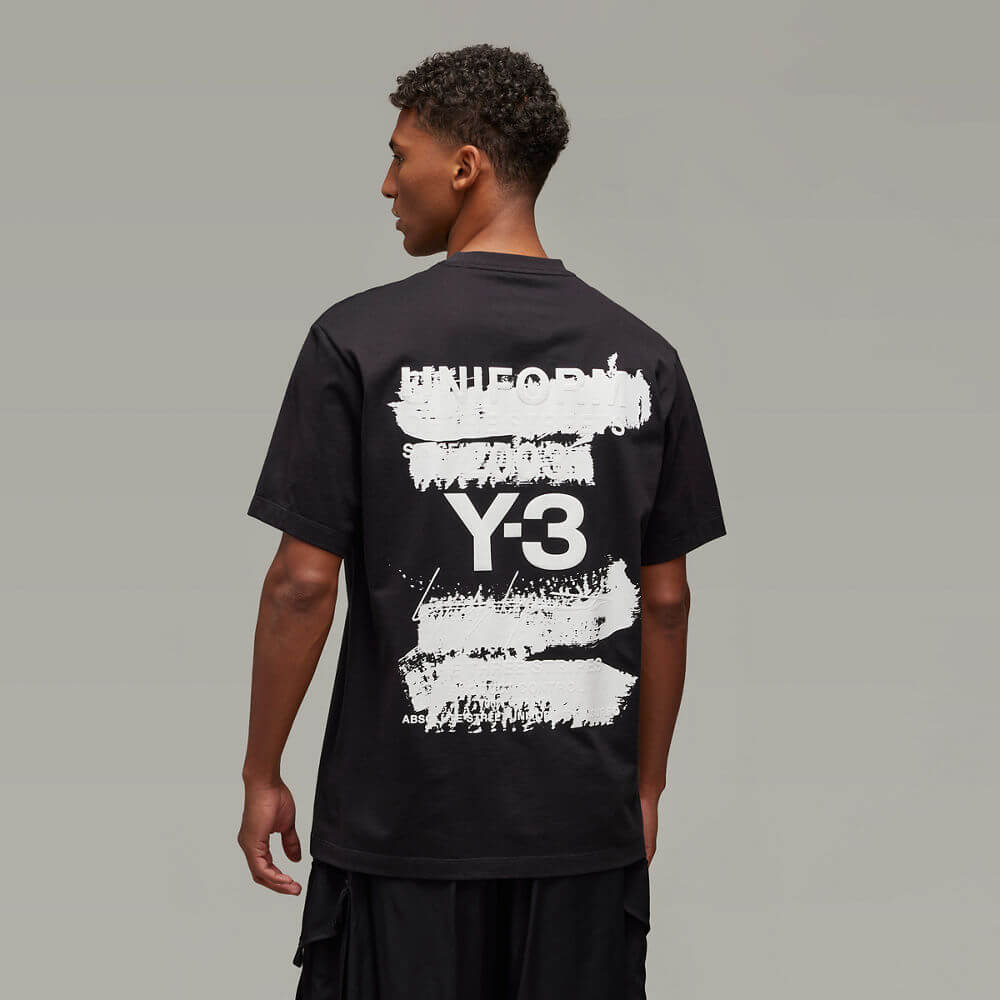 Y-3 - U GFX SS TEE "Black"【JN4879】