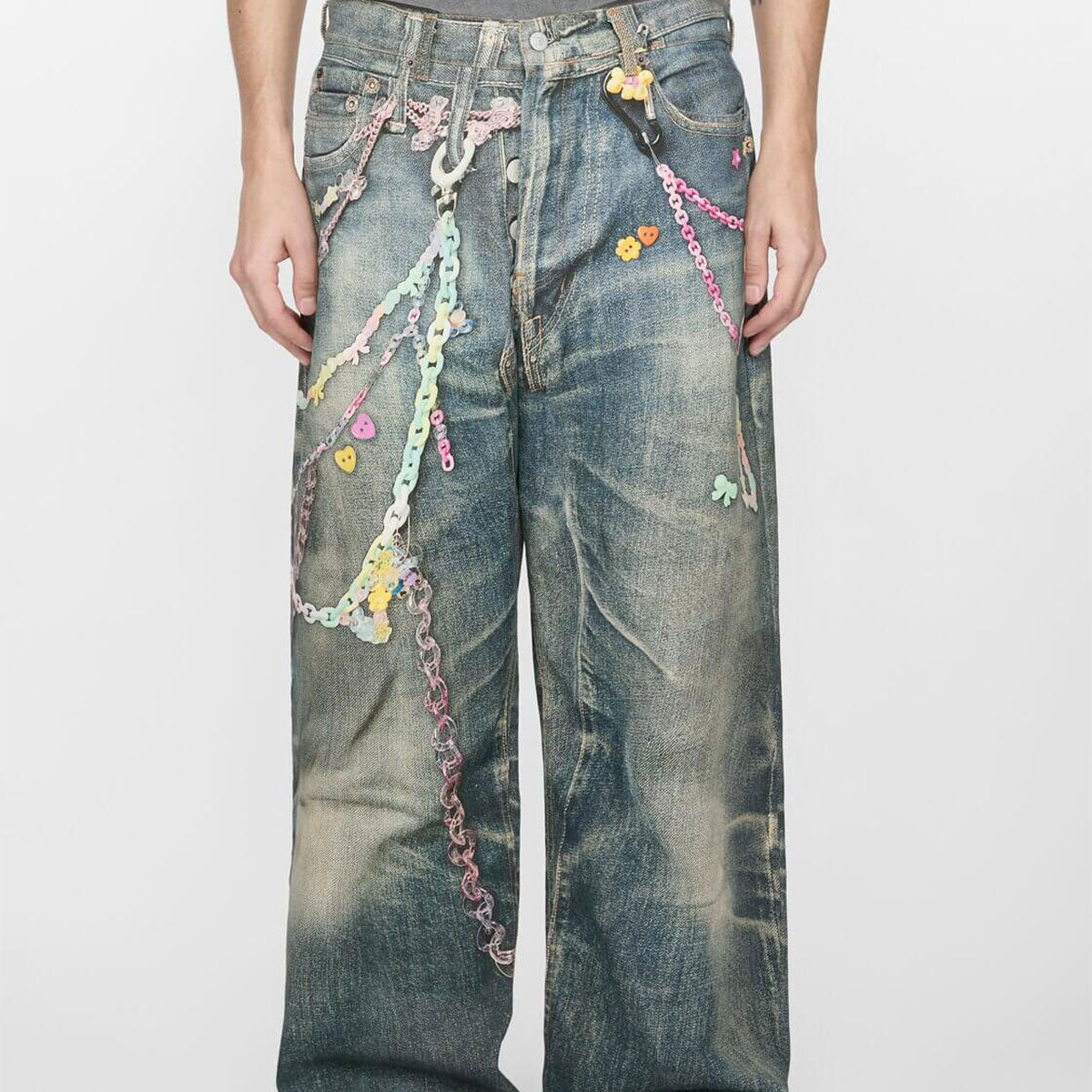 Acne Studios - Baggy Fit Jeans - 1981M【FN-MN-TROU001101】