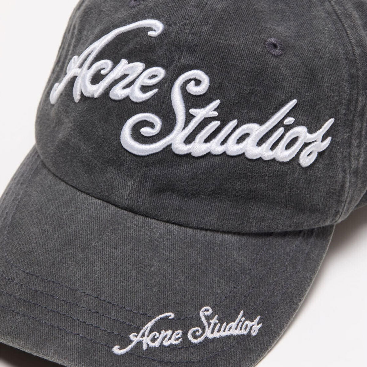 Acne Studios - Logo Cap "Black"【FN-UX-HATS000311】