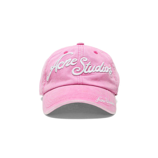 Acne Studios - Logo Cap "Pink"【FN-UX-HATS000311】