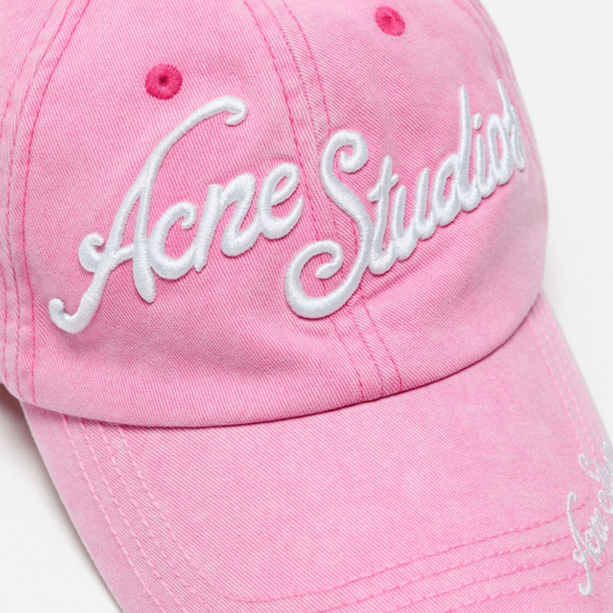 Acne Studios - Logo Cap "Pink"【FN-UX-HATS000311】