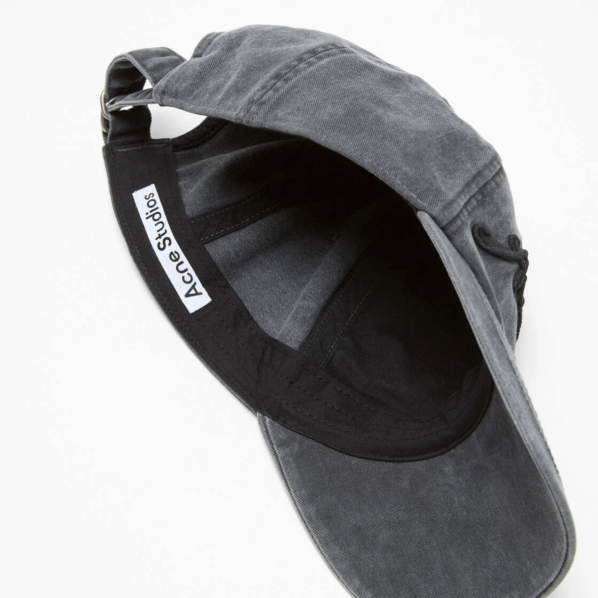 Acne Studios - Logo Cap "Faded Black"【FN-UX-HATS000314】