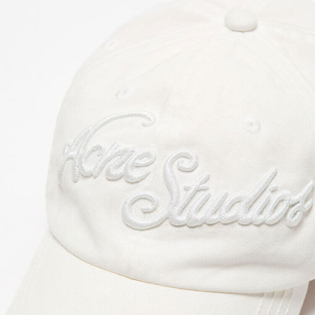 Acne Studios - Logo Cap "White"【FN-UX-HATS000314】