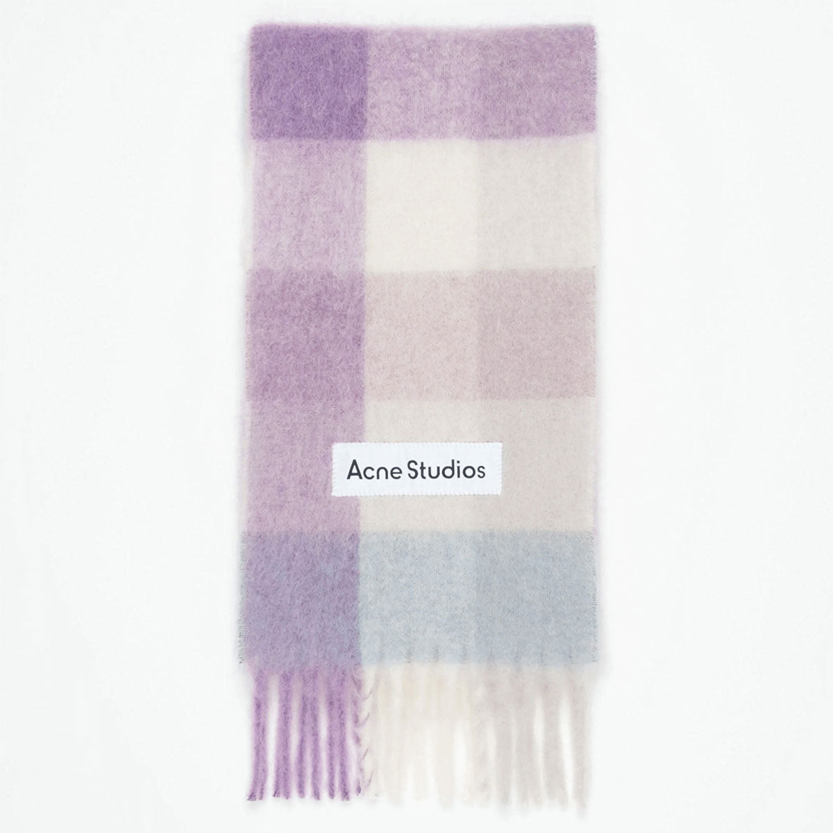 Acne Studios - SCARF "Lilac/White"【FN-UX-SCAR000115】