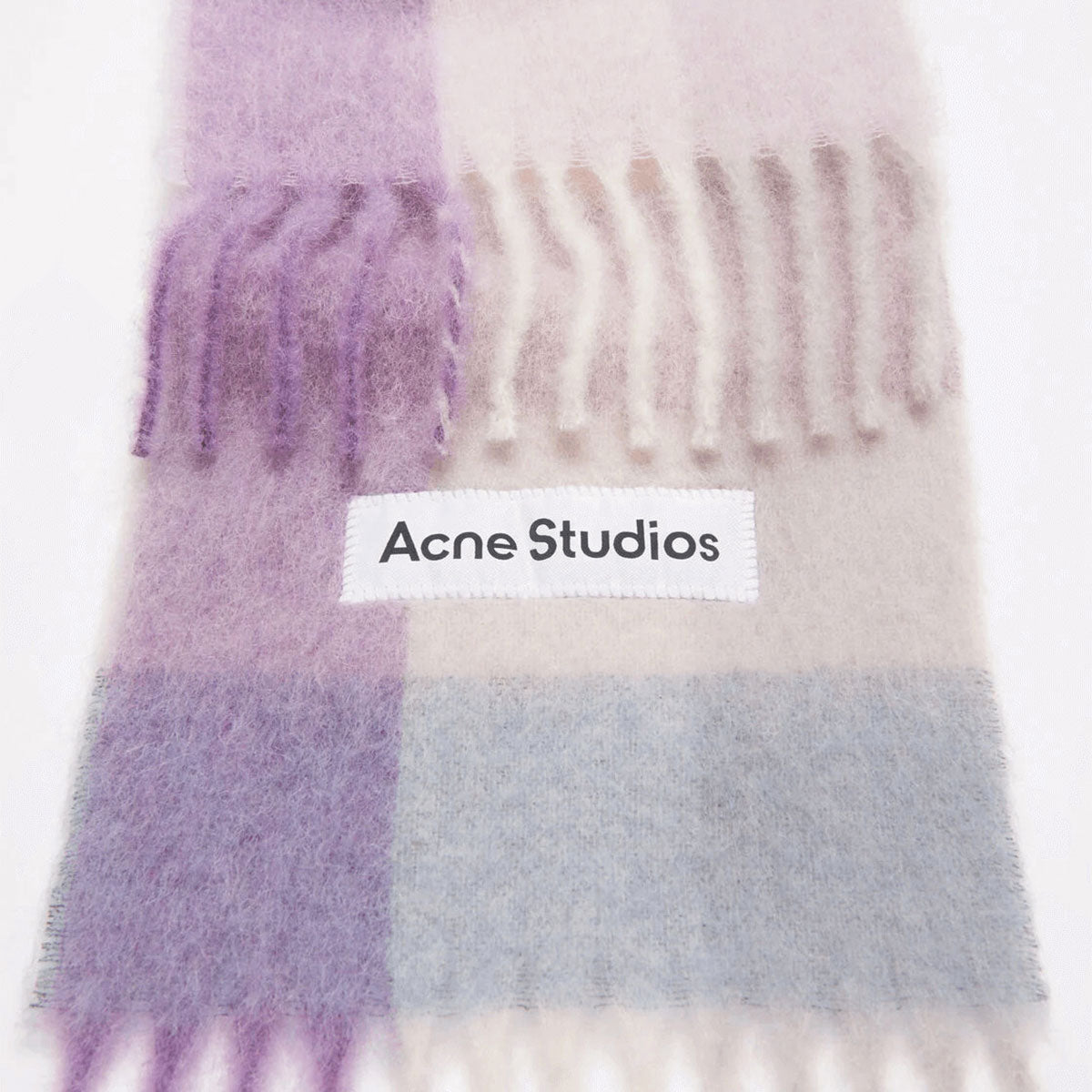 Acne Studios - SCARF "Lilac/White"【FN-UX-SCAR000115】