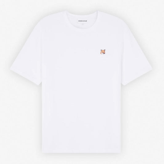 MAISON KITSUNE - FOX HEAD PATCH REGULAR TEE-SHIRT WHITE【LM00104KJ0008】