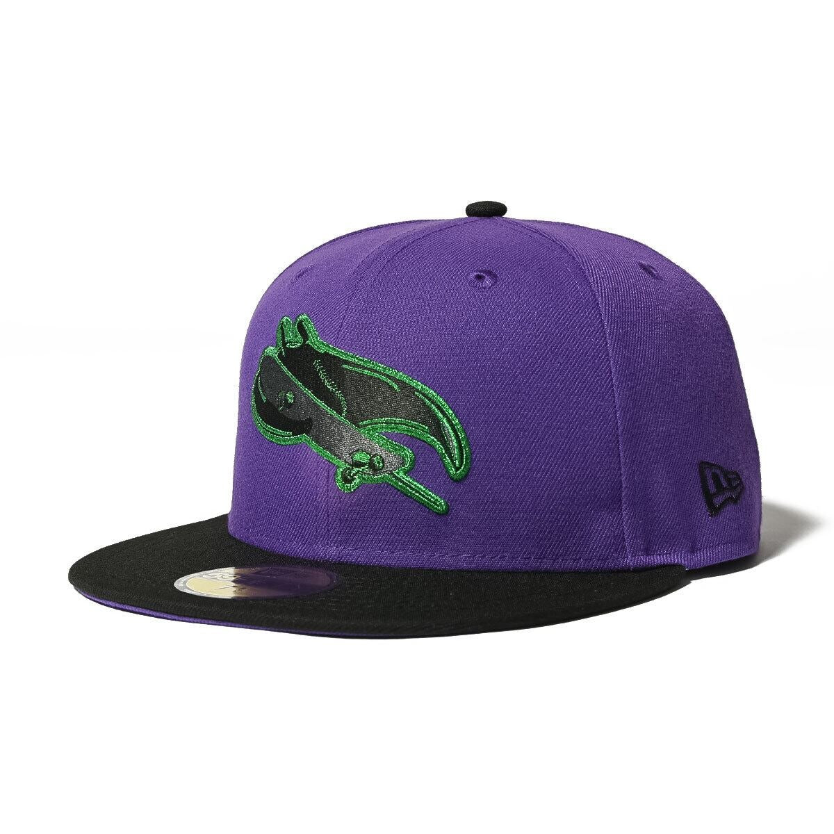 NEW ERA - TAMPA BEY RAYS CO FLAME SIDE LOGO 59FIFTY DPPURPLE/BLK【70930094】