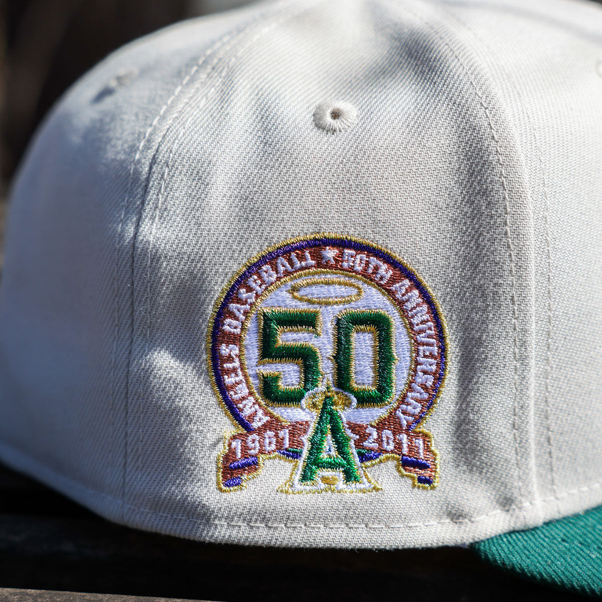 NEW ERA Los Angeles Angels - 59Fifty 50th Anniversary Stone/Dark Green
