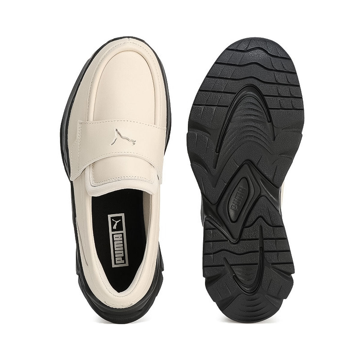 PUMA - LOAFYR WMNS ALPINE SNOW/PUMA BLACK 【397730-02】
