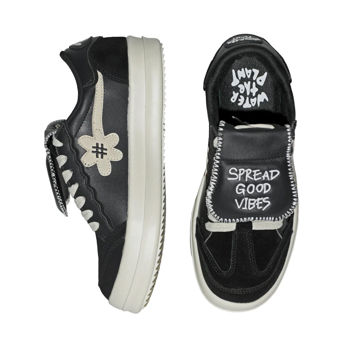 WATER THE PLANT - ”GHOST” Vintage Kicks | Black