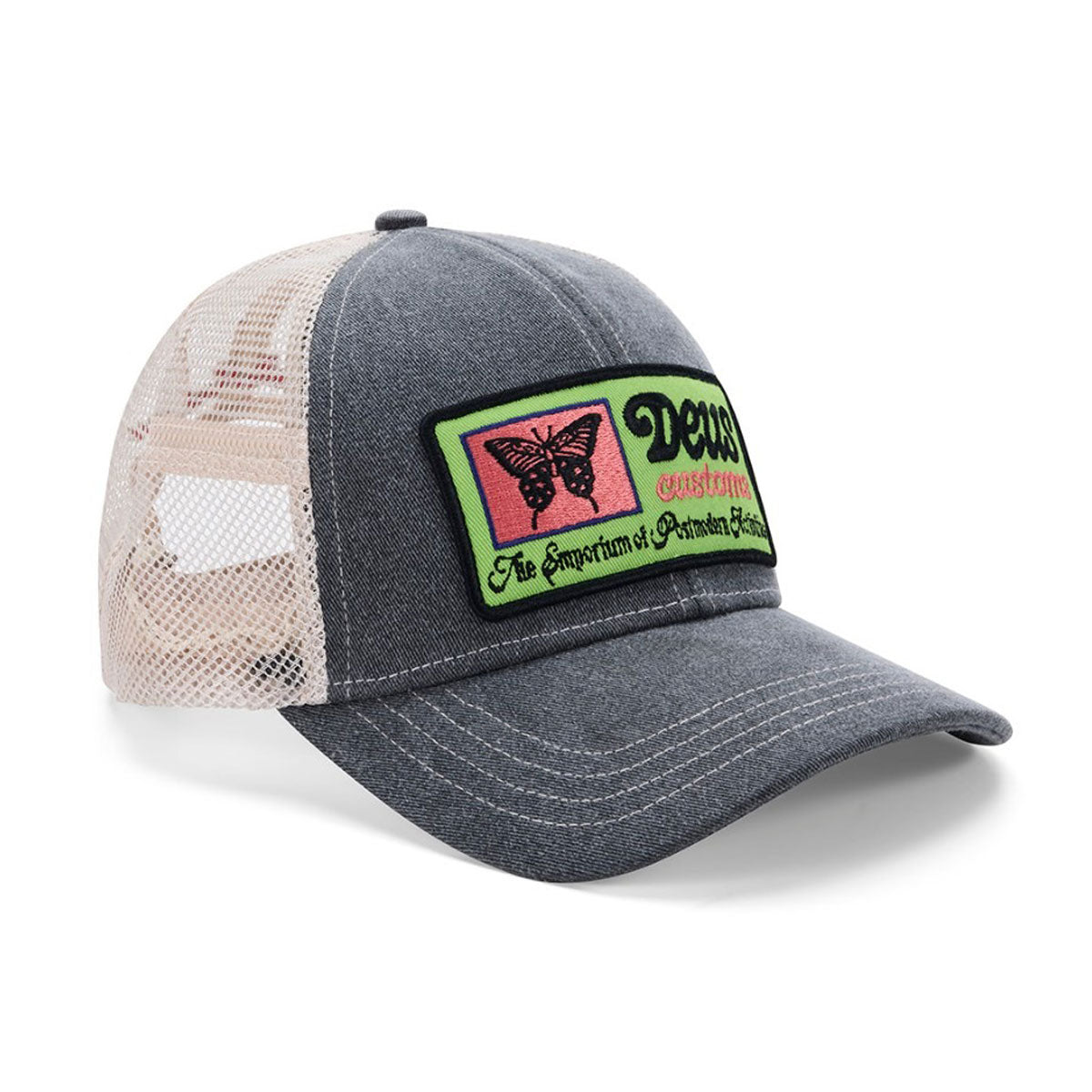 DEUS EX MACHINA - SLAPSTICCK TRUCKER BLACK 【D261MHA552