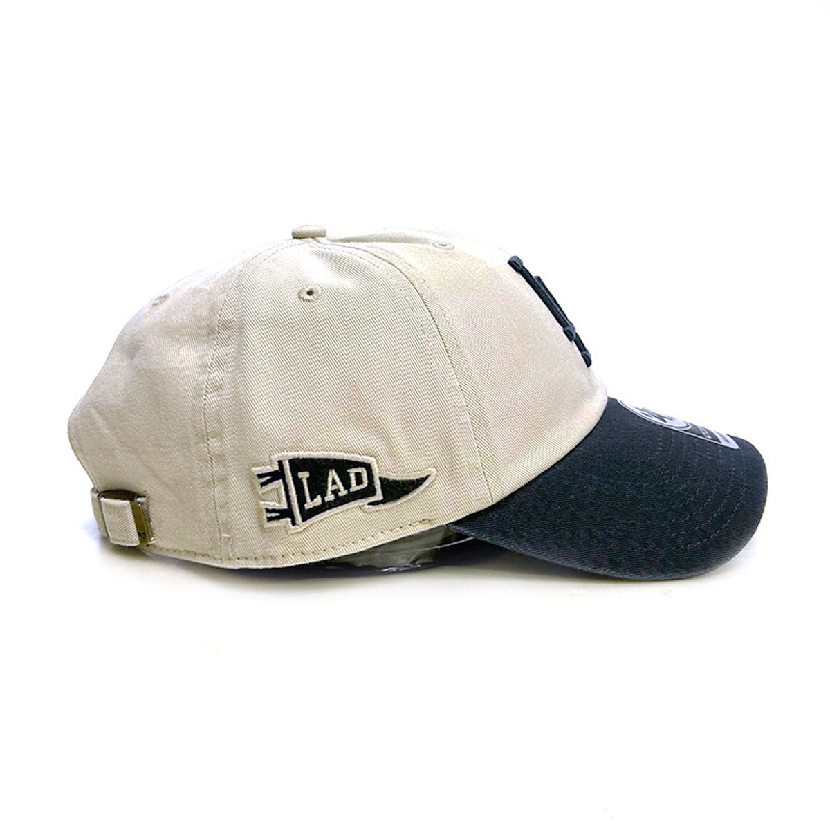 47 BRAND Los Angeles Dodgers - GRAND STAND CLEAN UP BONE/VINTAGE NAVY 【GRDSD12GWS】