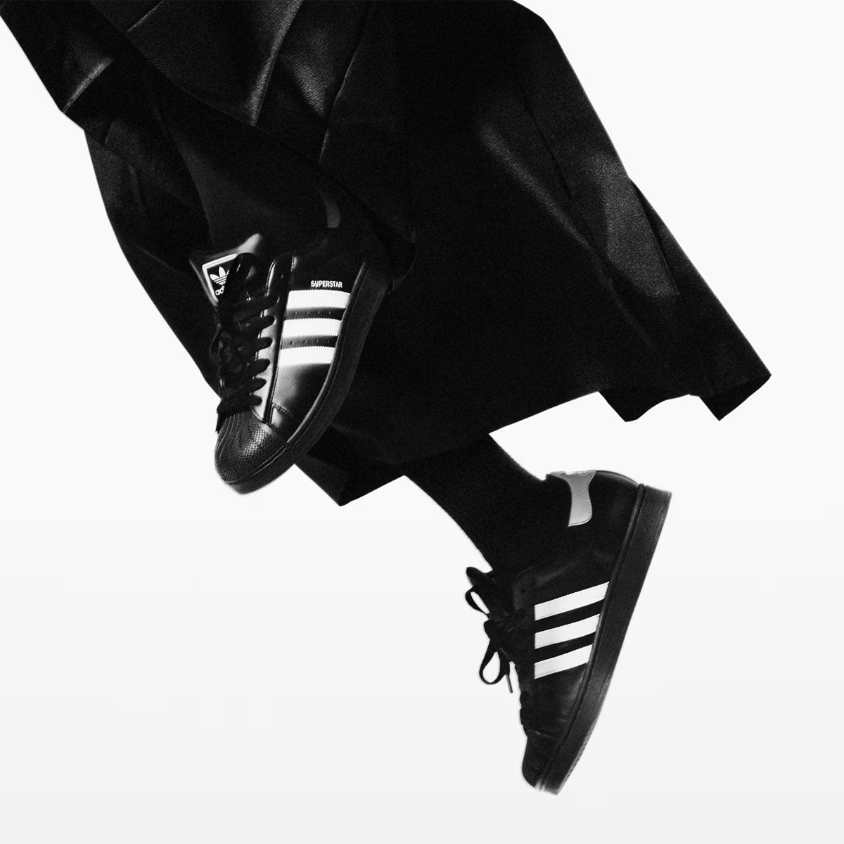 adidas - SUPERSTAR II Core Black/Cloud White/Core Black【JR7313】