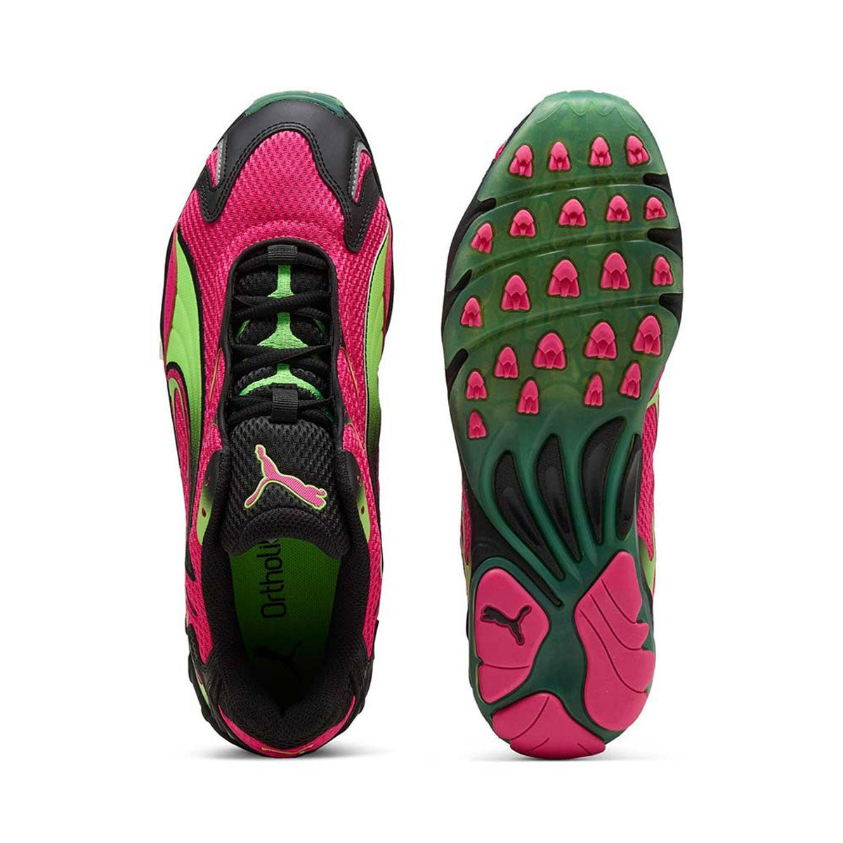 PUMA - INHALE FLURO PINK PES/GREEN GLARE 【401560-20】